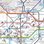 London Map Tube With Attractions Underground Throughout Places Of With Regard To Printable London Tube Map