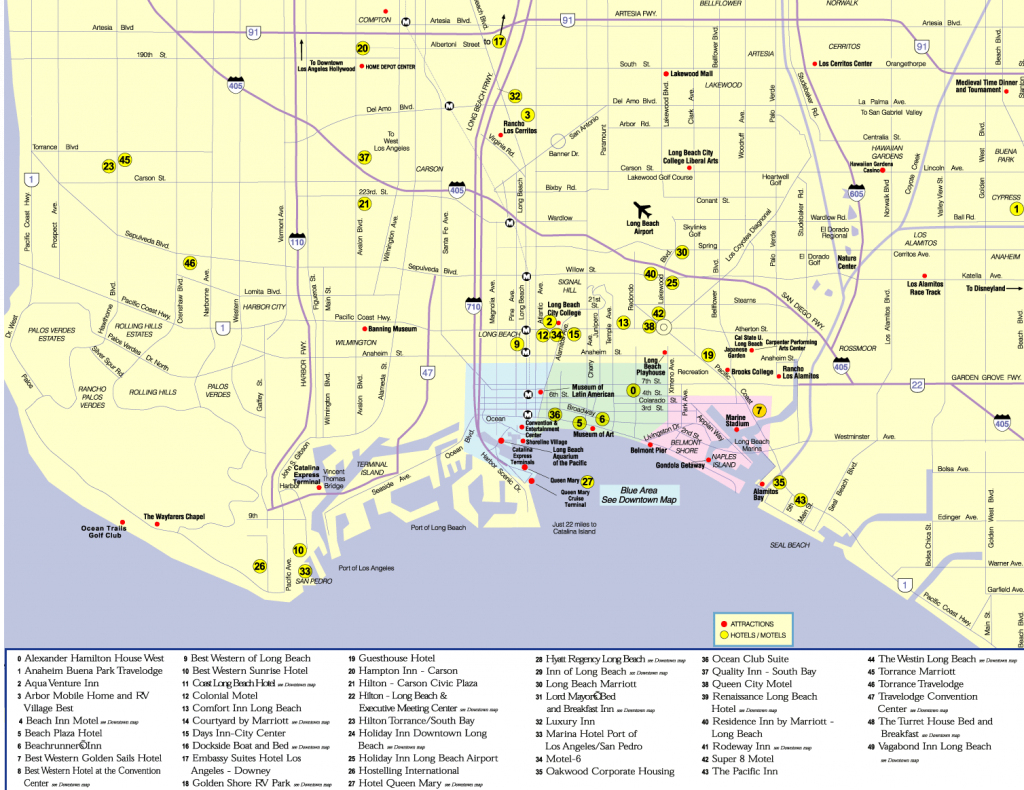 Long Beach California City Google Maps California Long Beach inside Printable Map Of Long Beach Ca