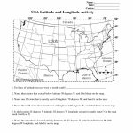 Longitude And Latitude Printable Worksheet | Latitude And Longitude For Us Map With Latitude And Longitude Printable