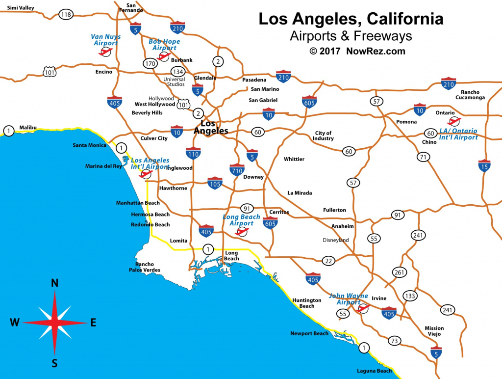 Los Angeles Freeway Map - City Sightseeing Tours with regard to Los Angeles Freeway Map Printable
