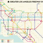 Los Angeles Freeways California State Map Southern California Throughout Los Angeles Freeway Map Printable