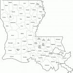 Louisiana Parish Map With Parish Names In Printable Map Of Louisiana