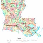 Louisiana Printable Map Throughout Printable Map Of Louisiana
