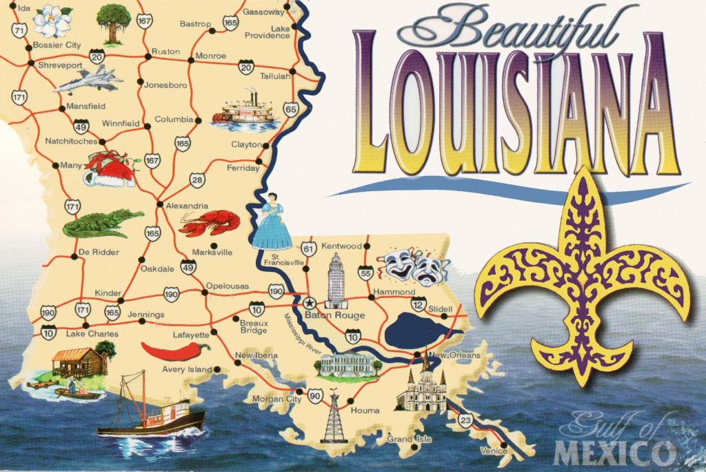 Louisiana State Maps | Usa | Maps Of Louisiana (La) with regard to Louisiana State Map Printable