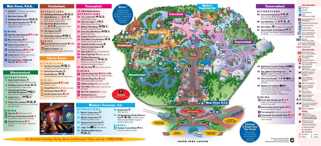 Magic Kingdom Downloadable Map |  À Magic Kingdom À Walt Disney pertaining to Walt Disney World Printable Maps