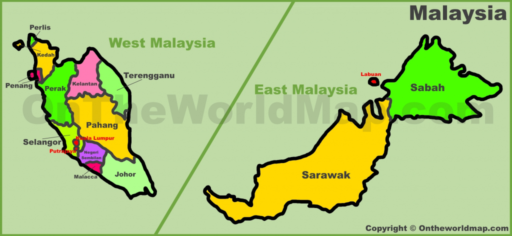 Malaysia Maps | Maps Of Malaysia inside Printable Map Of Malaysia
