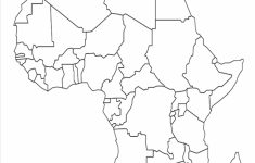 Printable Blank Map Of Africa