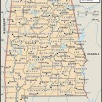 Map Of Alabama County Boundaries And County Seats. | Genealogy For Printable Map Of Alabama