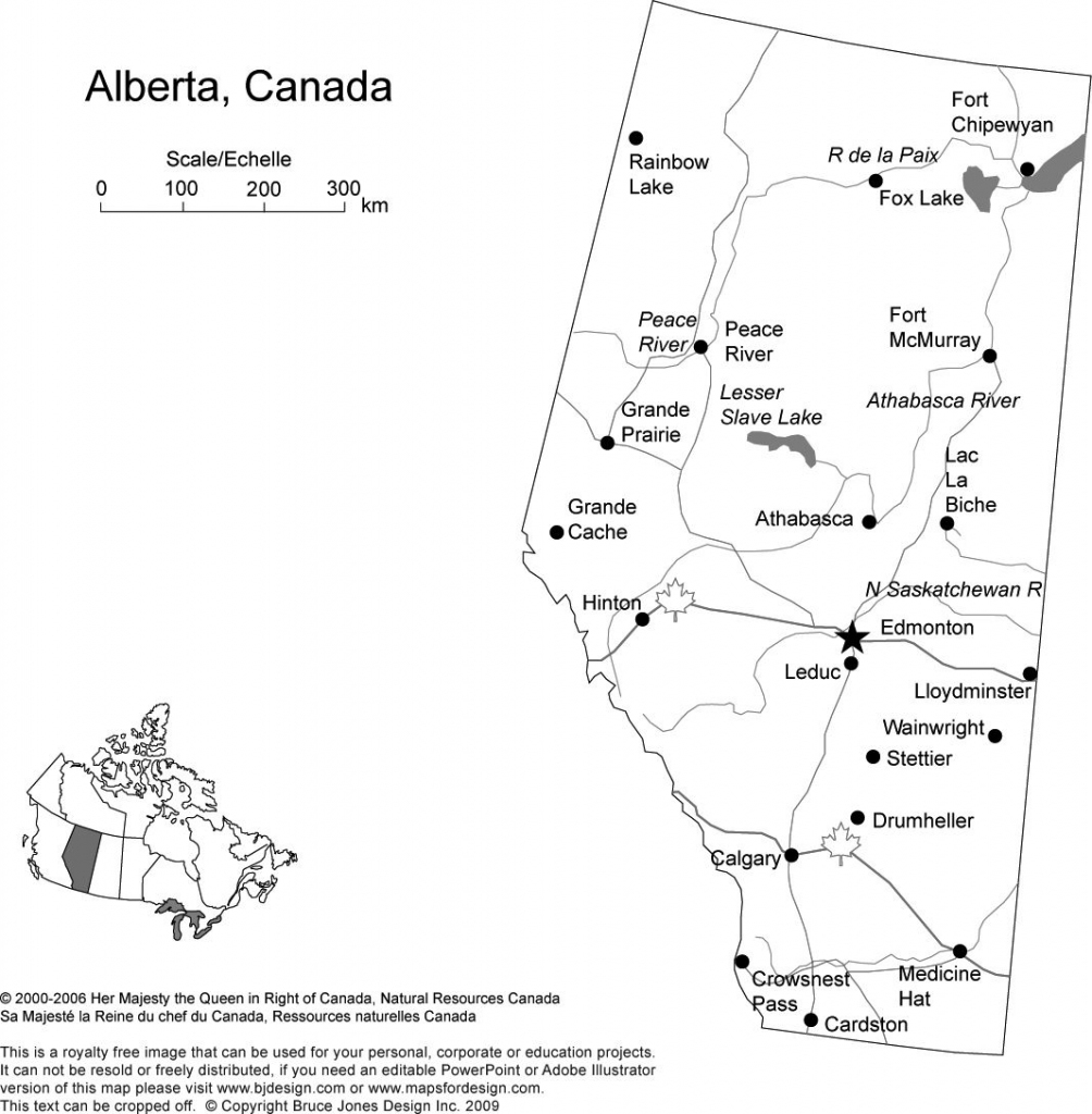 Map Of Alberta Worksheet | Download Them And Print throughout Free Printable Map Of Alberta