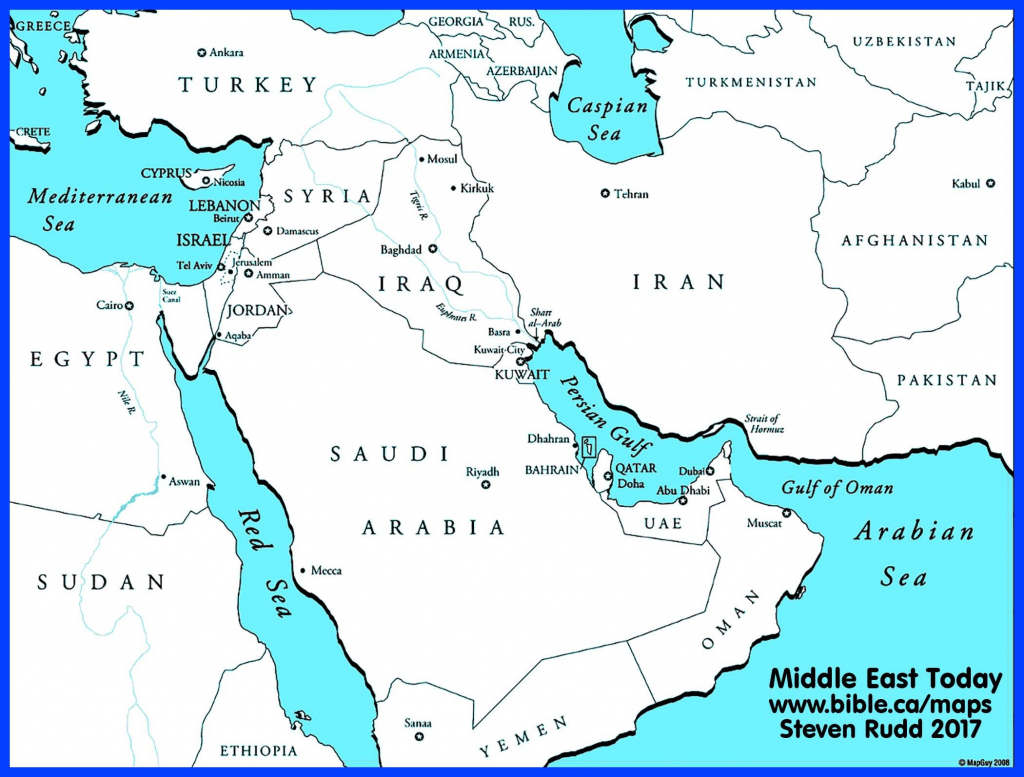 Map Of Ancient Middle East And Egypt Simple Free Bible Maps Of Bible in Printable Map Of Middle East