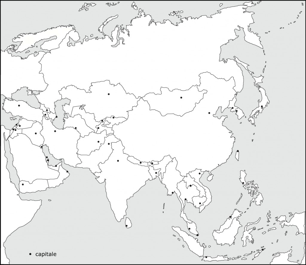 Map Of Asia Printable Maps Blank Map Of Asia Countries regarding Printable Map Of Asia