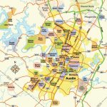 Map Of Austin Texas Area   Map Of Austin Tx Area (Texas   Usa) With Printable Map Of Austin Tx
