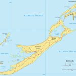 Map Of Bermuda Traiangle Printable Beaches Tourist Satellite Free In Printable Map Of Bermuda