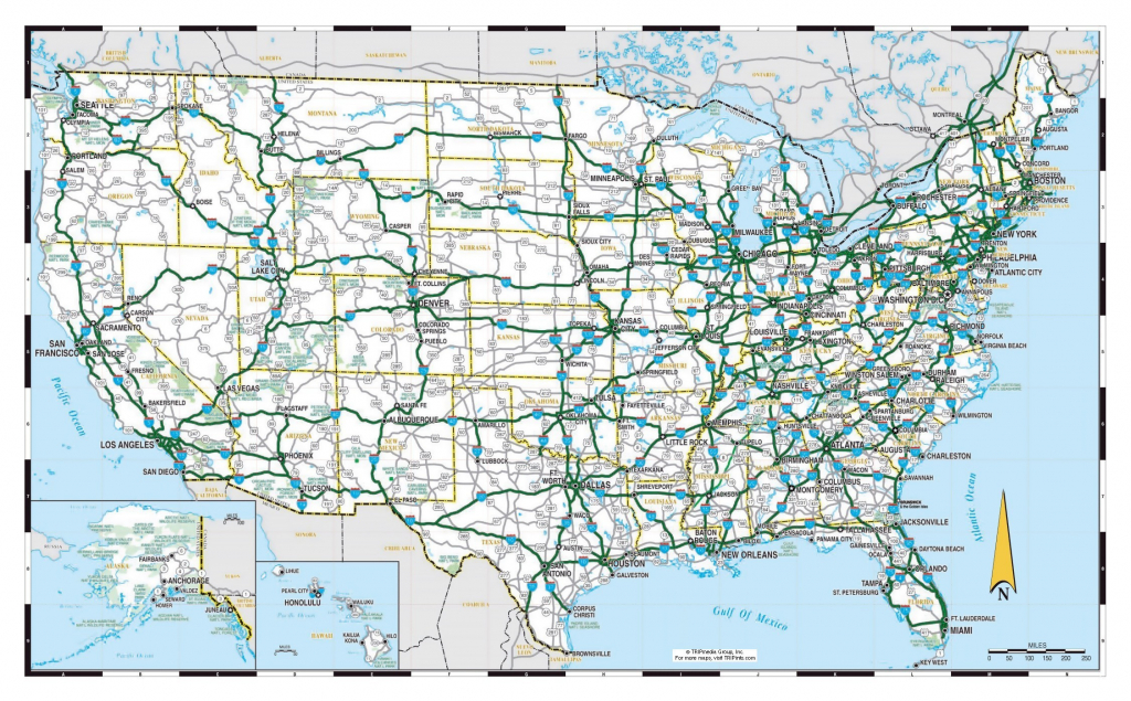 Map Of California Highways And Freeways Free Printable Us Road Map intended for Printable Us Road Map