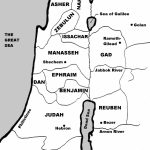 Map Of Canaan 12 Tribes | The Land Of Canaan As Divided Among The 12 In Printable Bible Maps For Kids
