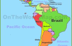 Map Of Central And South America regarding Printable Map Of South America With Countries