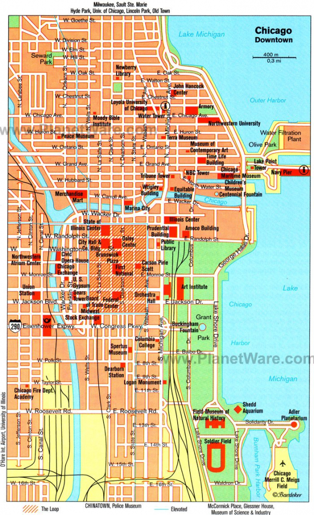 Map Of Chicago Attractions | Park Ideas for Map Of Chicago Attractions Printable