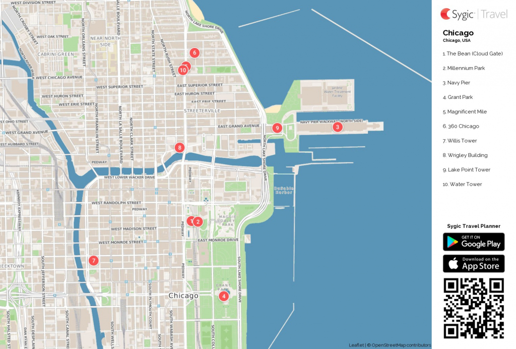 Map Of Chicago Printable Tourist 87318 Png Filetype | D1Softball within Chicago Tourist Map Printable