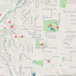 Map Of Denver Colorado Printable Tourist 87217 Png Filetype Throughout Printable Map Of Denver