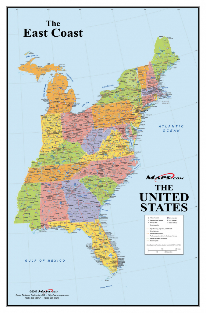 Map Of Eastern United States Printable Interstates Highways Weather intended for Printable Map Of Eastern United States