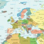 Map Of Europe   Political Pertaining To Printable Political Map Of Europe