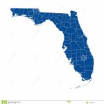 Map Of Florida Stock Illustration. Illustration Of Travel   114364222 Pertaining To Free Printable Map Of Florida
