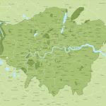 Map Of Greater London Districts And Boroughs   Maproom Within Printable Map Of London Boroughs