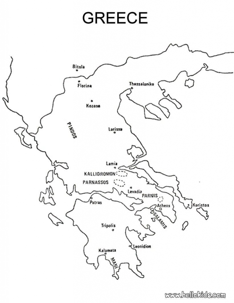 Map Of Greece Printable And Travel Information | Download Free Map with regard to Outline Map Of Greece Printable