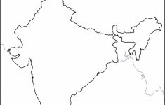 Physical Map Of India Outline Printable