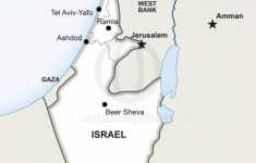 Printable Map Of Israel Today
