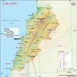 Map Of Lebanon In Printable Map Of Lebanon