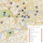 Map Of London With Must See Sights And Attractions. Free Printable With London Tourist Map Printable