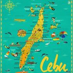 Map Of Mactan 26 Cordova 2C Province Of Cebu 2C Philippines 15 Cebu With Regard To Cebu City Map Printable