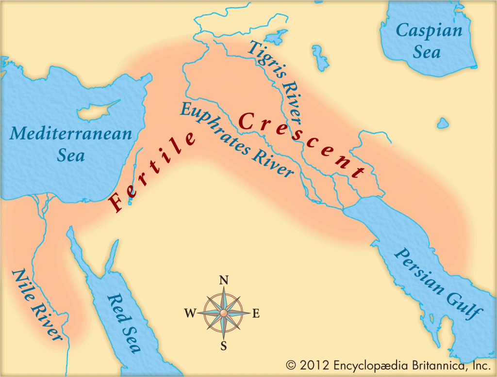 Map Of Mesopotamia Fertile Crescent Fertile Crescent -- Kids with regard to Free Printable Map Of Mesopotamia