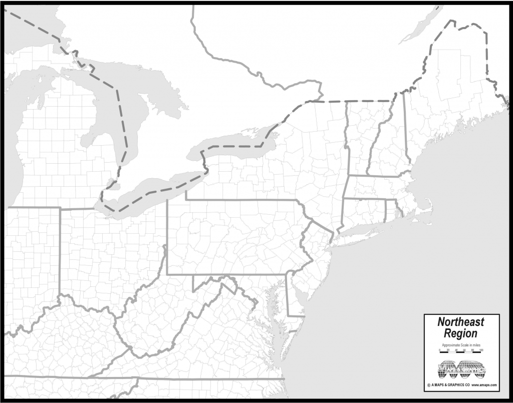 Map Of Northeast Us And Canada Northeast Us Awesome North East Us inside Printable Map Of The Northeast