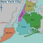 Map Of Nyc 5 Boroughs & Neighborhoods With Map Of The 5 Boroughs Printable