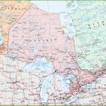 Map Of Ontario With Cities And Towns Within Printable Map Of Canada With Cities