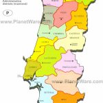 Map Of Portugal | Planetware With Regard To Printable Map Of Portugal