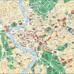 Map Of Rome Tourist Attractions, Sightseeing & Tourist Tour With Street Map Of Rome Printable