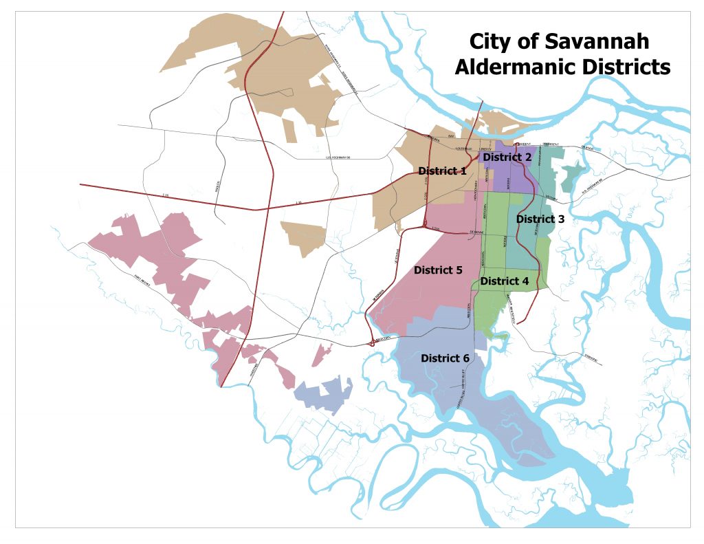 Map Of Savannah Ga And Surrounding Area And Travel Information Intended