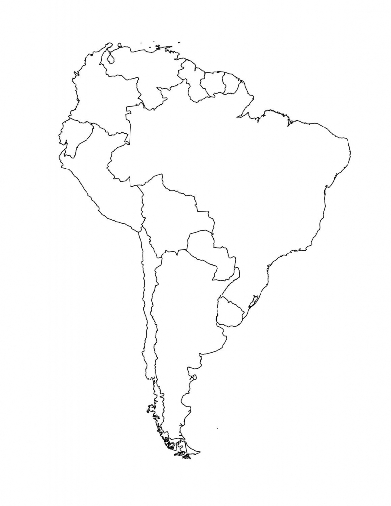 Map Of South American Countries | Occ Shoebox | South America Map regarding Printable Map Of South America With Countries