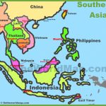Map Of Southeast Asia (Southeastern Asia) In Printable Map Of Southeast Asia