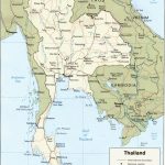 Map Of Thailand, Printable Thailand Map, Thailand Political Map In Printable Map Of Thailand