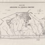 Map Of The Arlington, Va. National Cemetery | Library Of Congress Throughout Printable Map Of Arlington National Cemetery