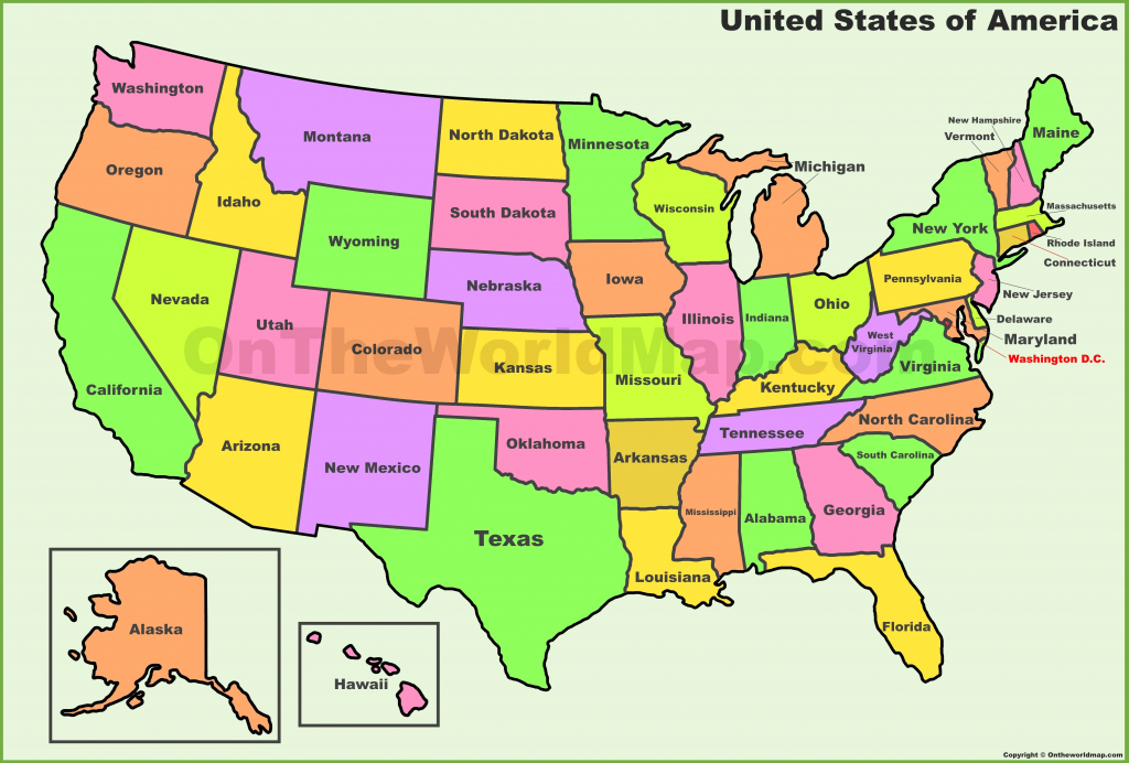 Map Of The Us With Time Zones Us Timezones Awesome Printable Us Time pertaining to Printable Usa Map With States And Timezones
