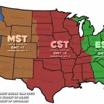 Map Of Time Zones In The Us Usa Time Zone Map Inspirational Pertaining To Usa Time Zone Map Printable