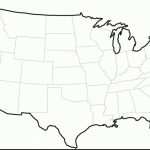Map Of United States Blank | Globalsupportinitiative Pertaining To Printable Blank Usa Map