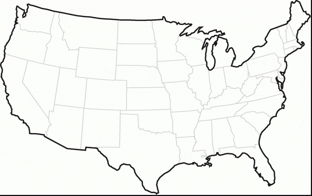 Map Of United States Blank | Globalsupportinitiative pertaining to Printable Blank Usa Map