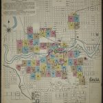 Map, Washington, Spokane | Library Of Congress For Downtown Spokane Map Printable