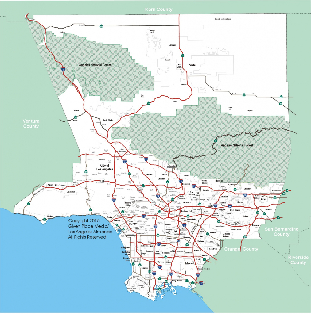 Map_La-Pdf-Los-Angeles-Map-Printable intended for Los Angeles Freeway Map Printable
